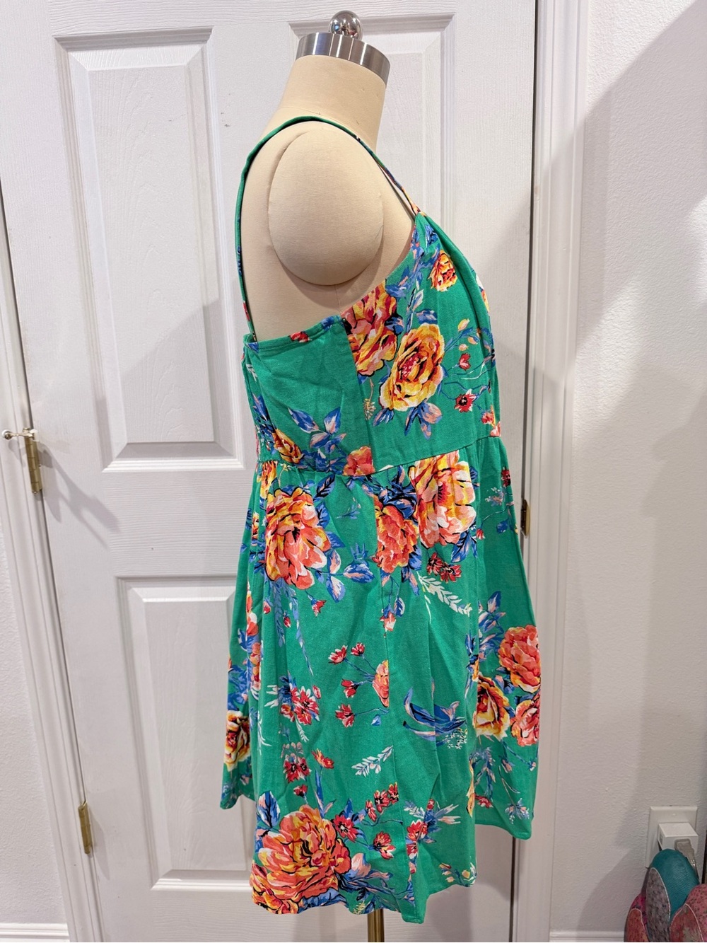 Forever 21 Multicolor Floral Print Dress in Green - Picture 3 of 9